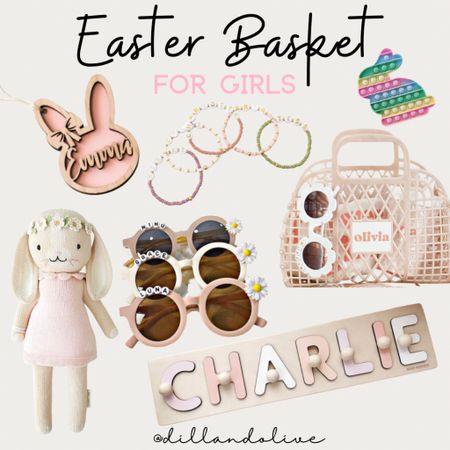 Easter Basket Ideas | Girl Easter Basket | Easter Gift | Baby Toddler Girl Easter | Personalized Gifts | Easter Basket Stuffers 

#LTKkids #LTKSeasonal #LTKFind