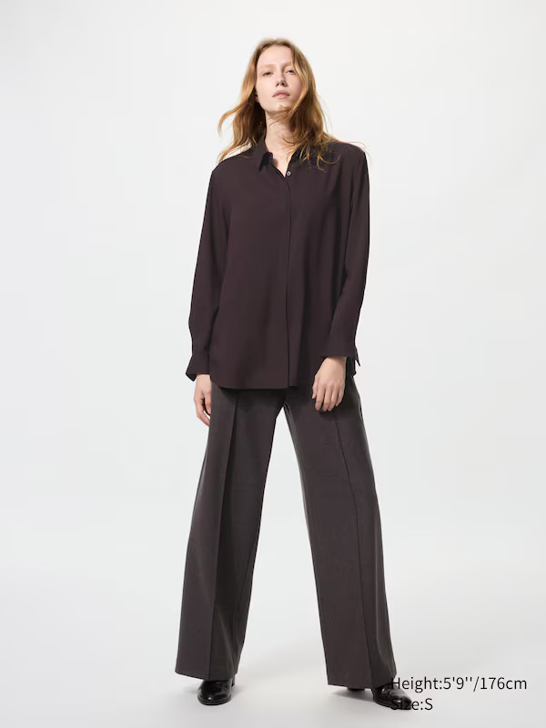 Pantaloni Jersey Soft Ampi (Misura lunga) | Uniqlo IT