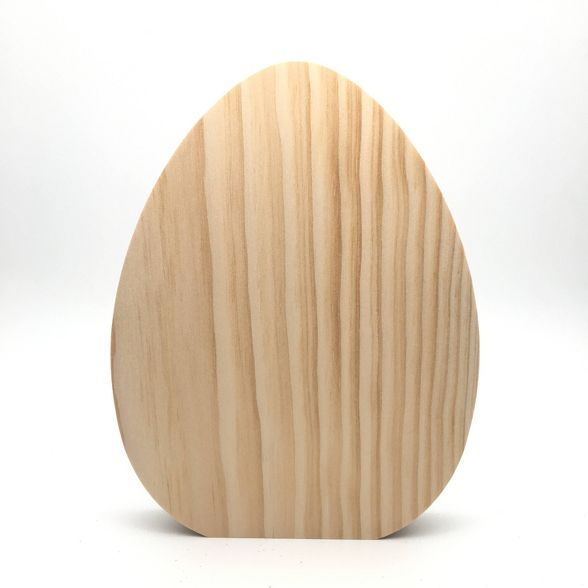 Unfinished Wood Easter Egg Craft - Spritz™ | Target