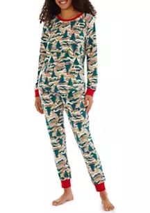 Christmas Camo Pajama Set - Mom | Belk