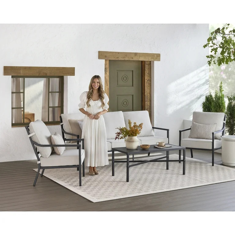 My Texas House Riley Outdoor 5'3 x 7' Area Rug | Walmart (US)