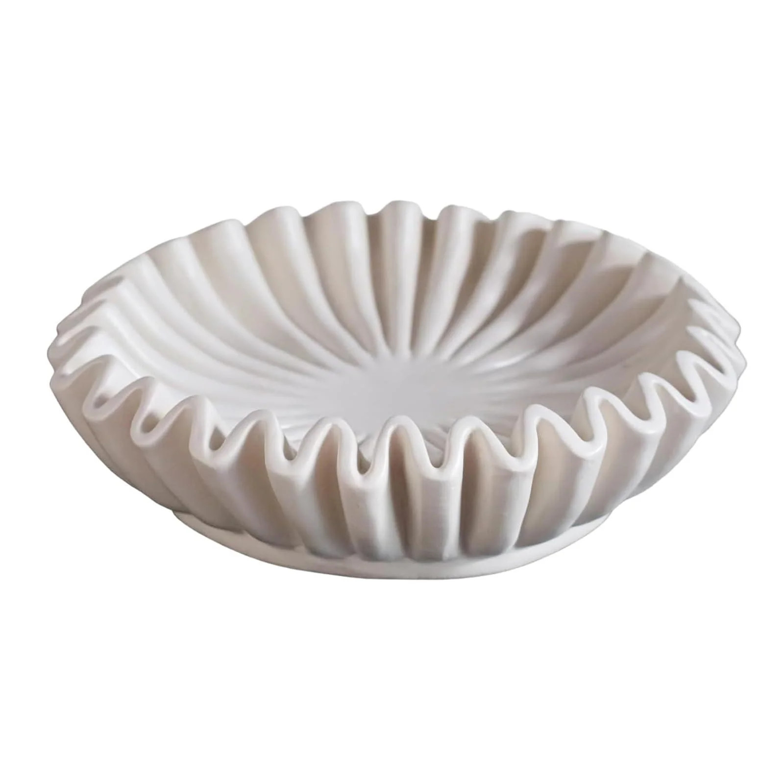 DJN 2025 New Desktop Ornament Ruffle Bowl Decorative Bowls For Home Decor Vintage Ring Dish Fruit... | Walmart (CA)