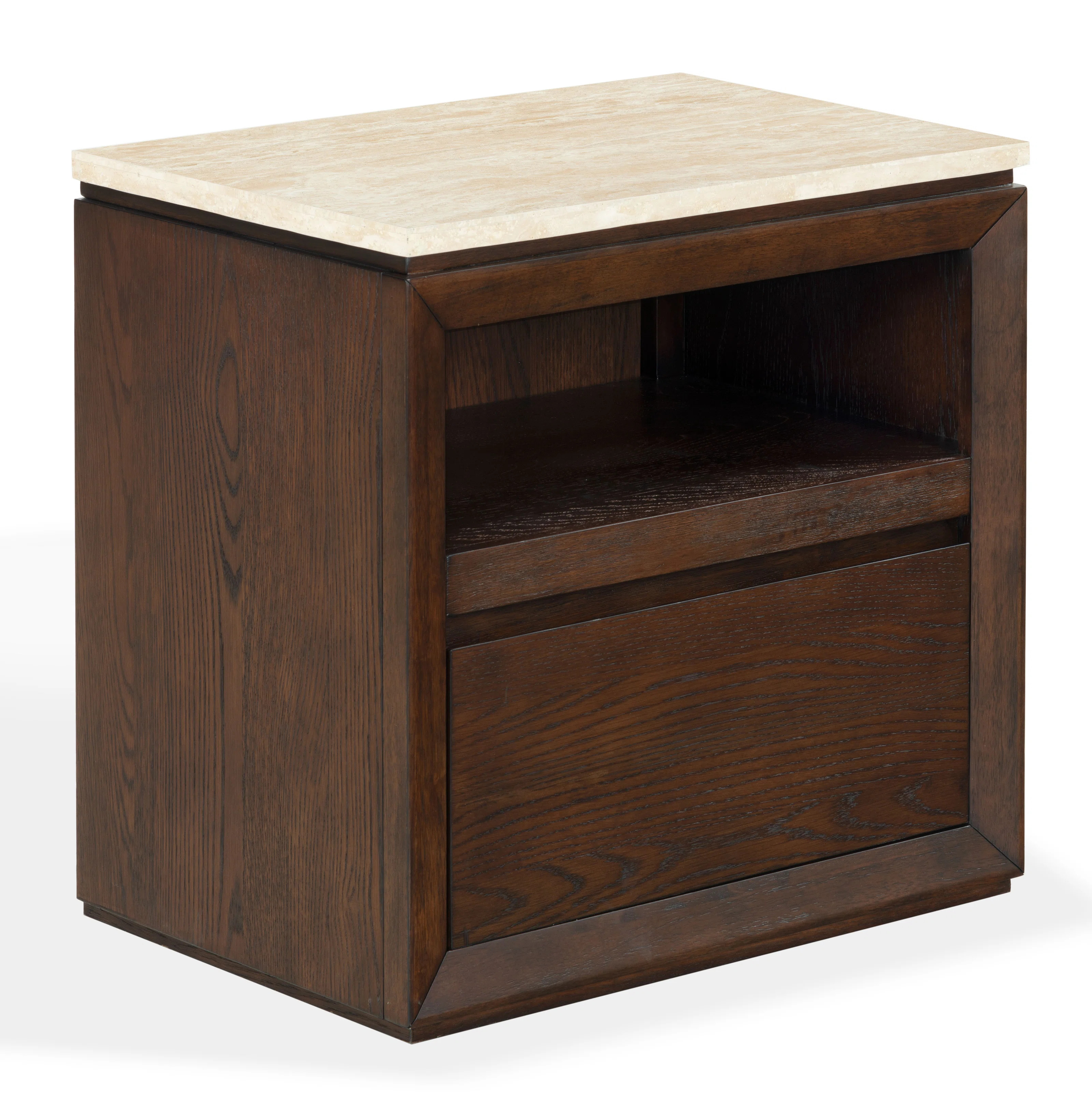 Alaura Travertine Top Nightsta | Wayfair North America