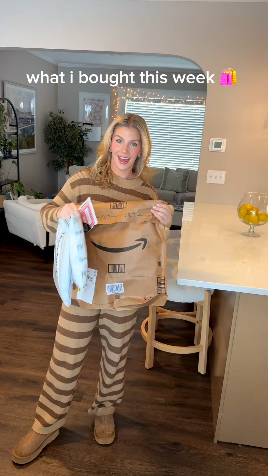 mini shopping haul from amazon and @abercrombie ! got a size M in the green jacket for an oversized look, i’m a 27 in the curve love jeans at abercrombie, and i got the dress in a size small! 🛍️

#LTKgrwm #LTKootd #LTKU