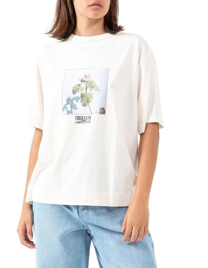 Come Enjoy Reality Box Tee in Heritage White | Myer