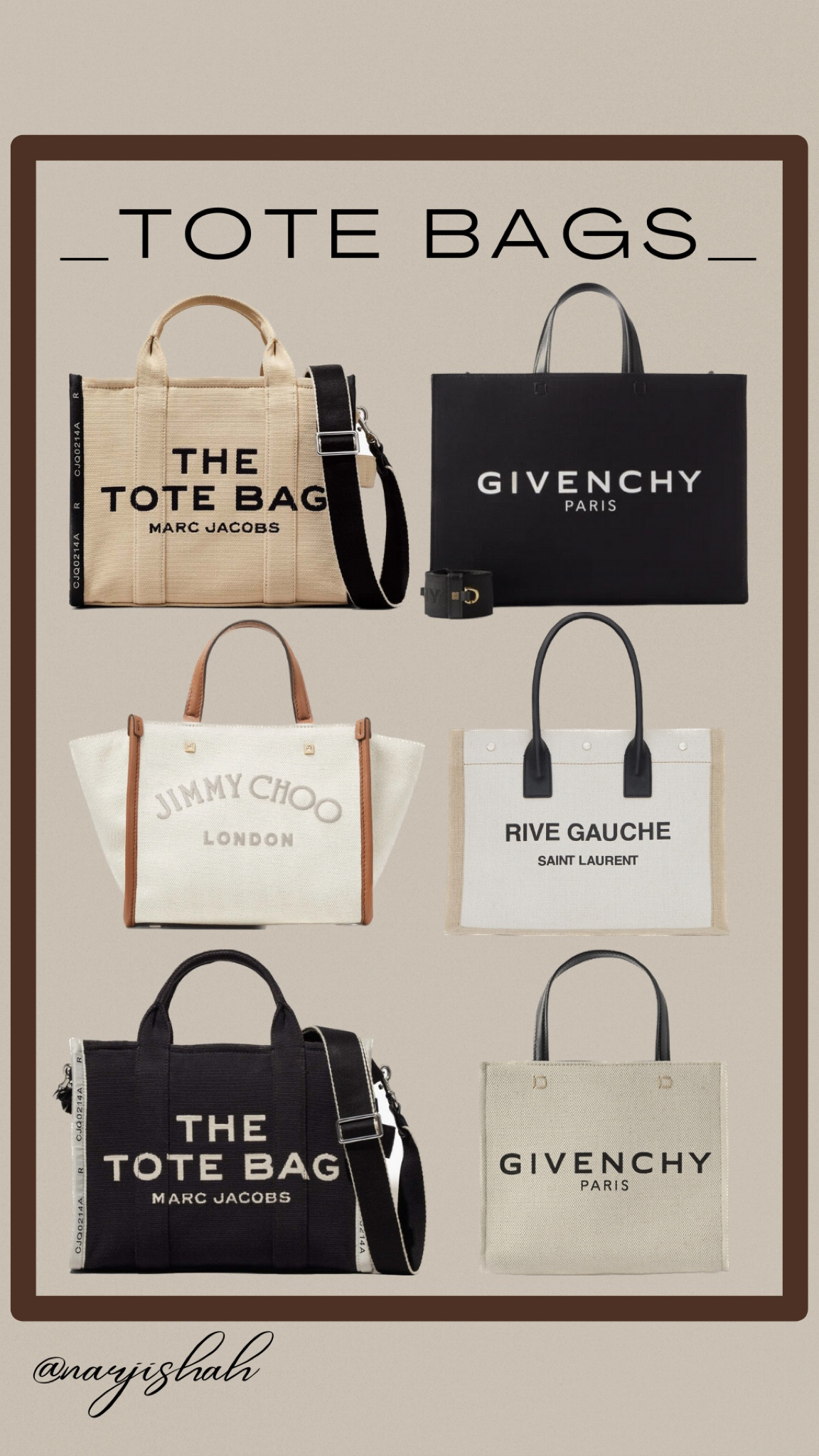 Designer tote bag must haves 

#LTKtravel #LTKitbag #LTKGiftGuide