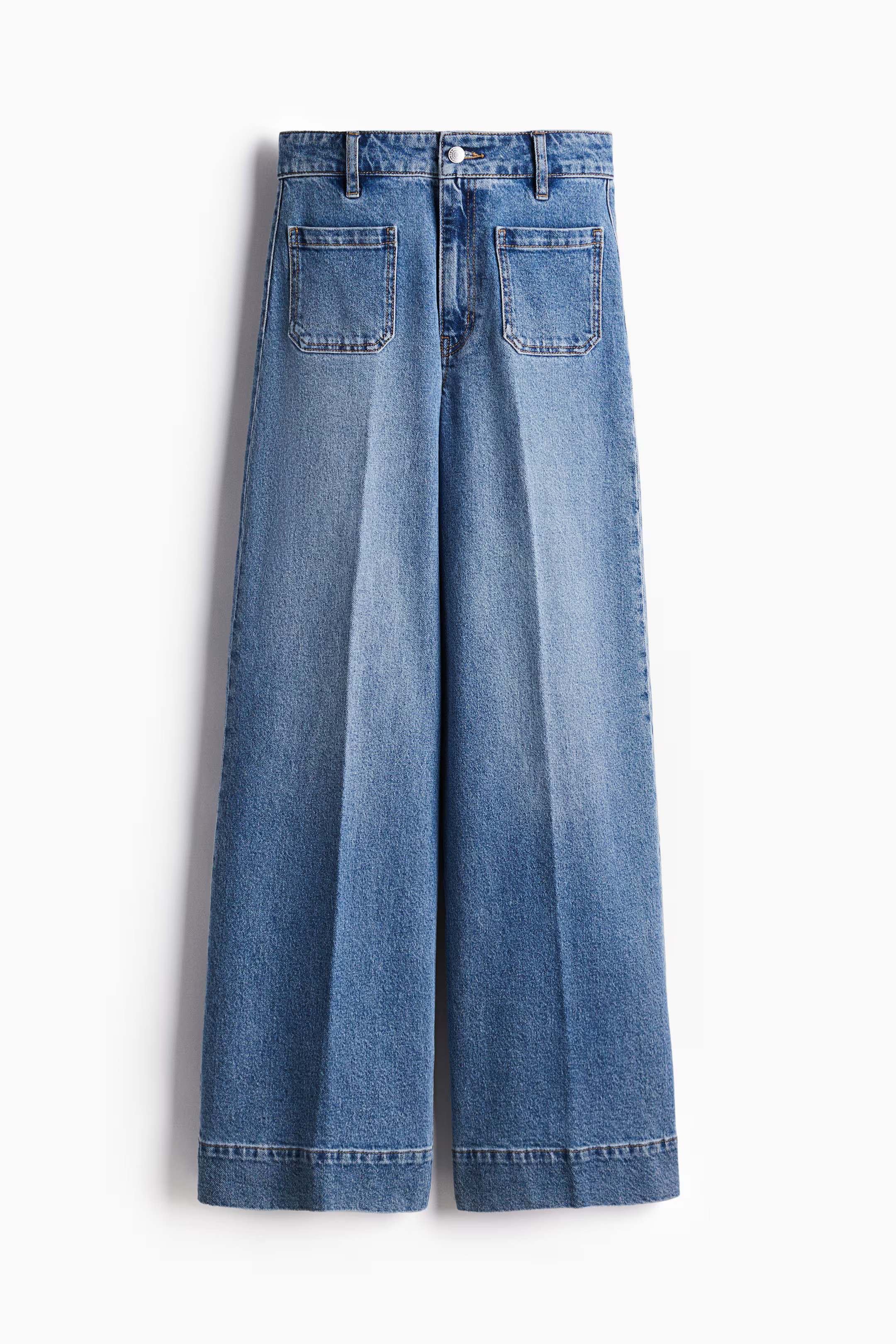 Wide High Jeans - Light denim blue - Ladies | H&M US | H&M (US + CA)