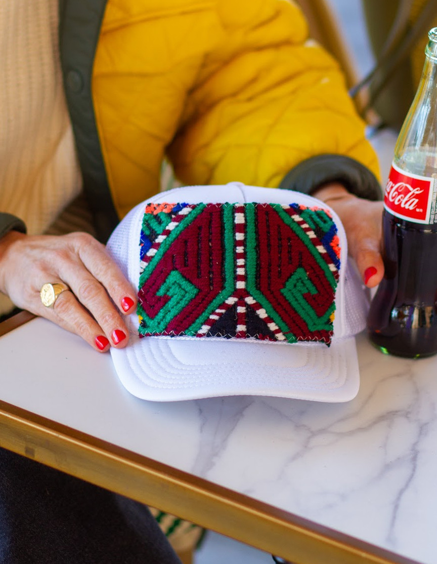 Kilim Patch Trucker 026 white | Orijinal