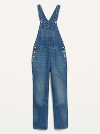 Slouchy Straight Non-Stretch Jean Workwear Overalls for Women | Old Navy (US)