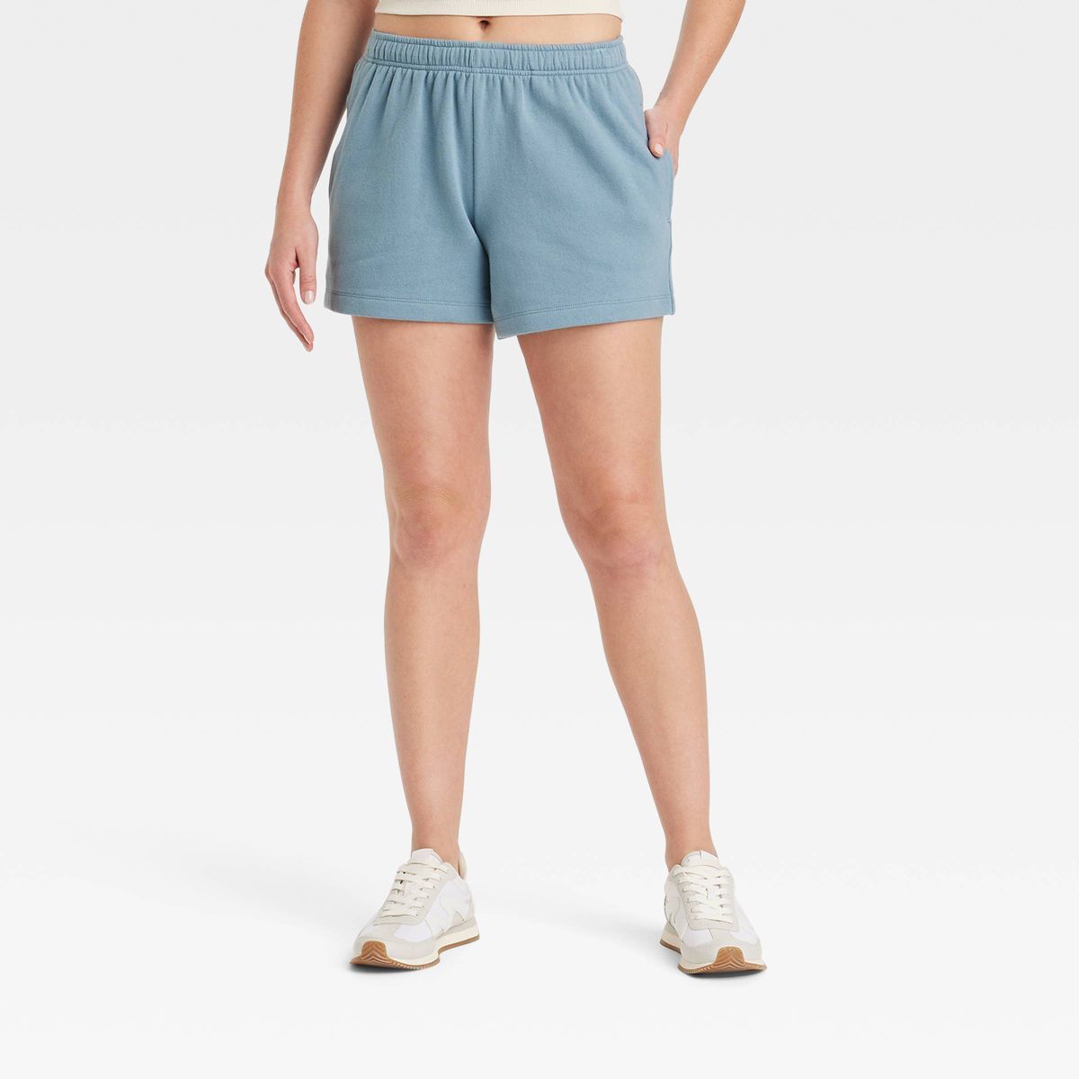 Women's Leisure Studio Mid-Thigh Fleece Shorts - Universal Thread™ | Target