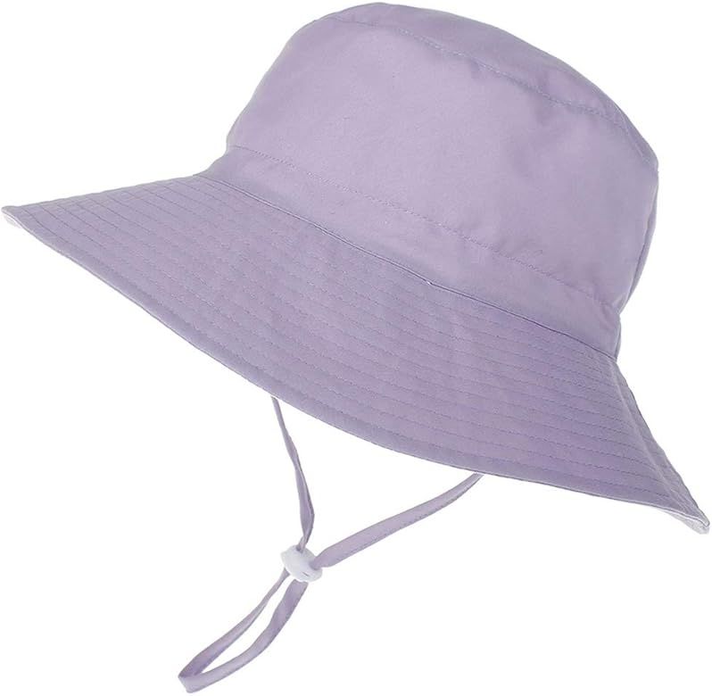 MaxNova Baby Sun Hat Summer Beach UPF 50+ Sun Protection Kids Bucket Hats for Boys Girls | Amazon (US)