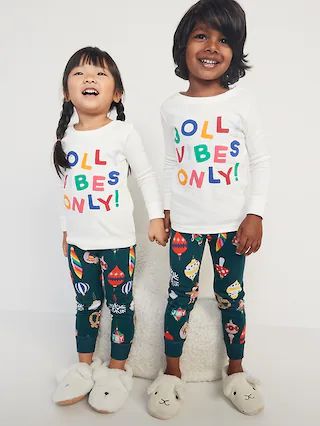 Unisex Matching Print Pajamas for Toddler &#x26; Baby | Old Navy (US)