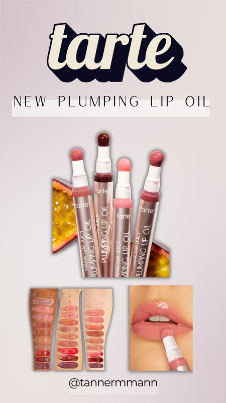 NEW!! Tarte Juicy plumping lip oil ✨use code TANNER for 20% Off

#LTKSeasonal #LTKbeauty