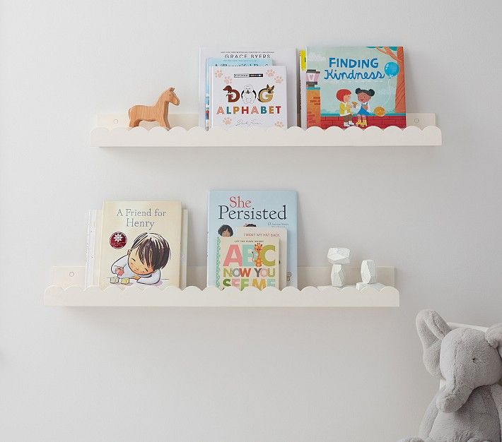 Scalloped Book Ledge | Pottery Barn Kids