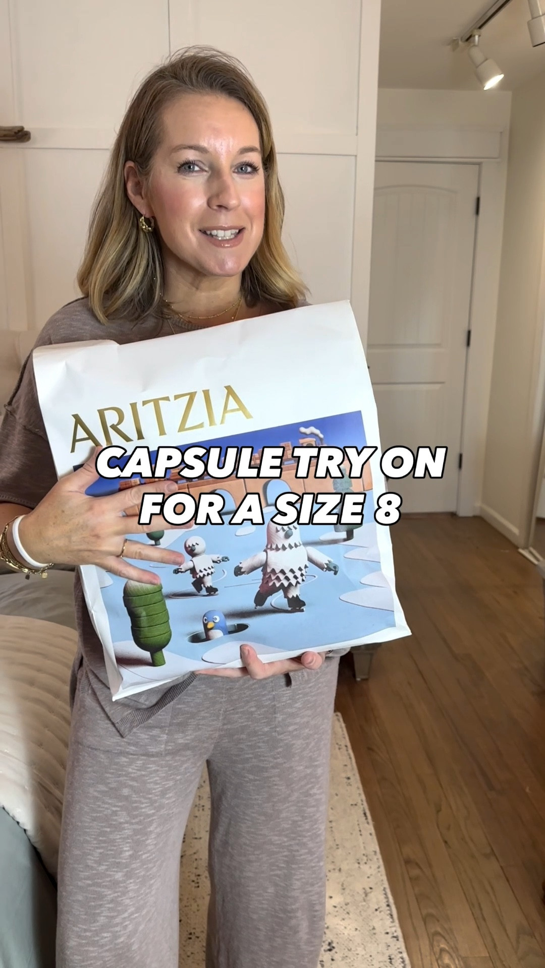 You asked me to show more Aritzia and here’s how it went! I got all my true sizes M/29 based on their size charts. regular length pants/jeans.  I would get the petite/short in the lodge pants if your intention is to wear with flats. A small heel would be 🤌🏼. The jeans; I need to size up to a 30 for more comfort in the waist but they fit everywhere else nicely, hold in my lower belly great and I can squat. However, they feel like a true midweight denim. It’s sourced from a premier Italian mill and made with 96% regenagri-certified regenerative cotton. 92% cotton, 6% polyester, 2% elastane. Great jeans to help you transition away from skinny! The sweat set shrunk a tad in the drier but honestly it just improved the fit. It didn’t make it too small anywhere. I’m happy with my true sizes and the ability to just wash and dry regular. SO comfy. GREAT quality  



#LTKFindsUnder100 #LTKOver40 #LTKMidsize