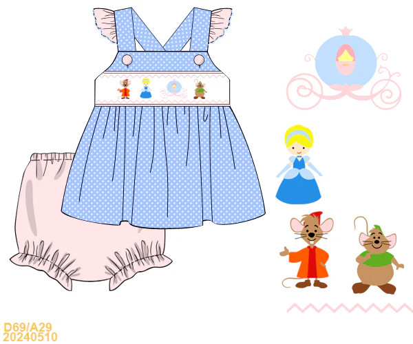 Magical Moments Collection: Princess bloomer set | Tutti Frutti Kids Co
