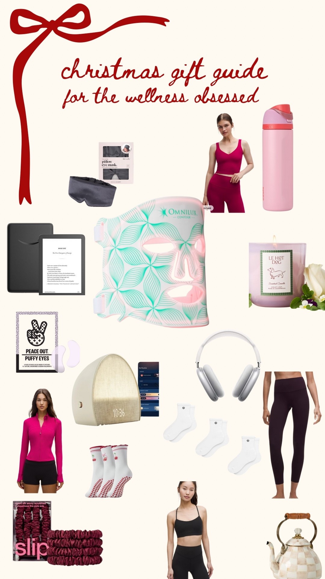 Christmas gift guide for the wellness obsessed girl in your life 

#LTKGiftGuide #LTKSeasonal #LTKHoliday