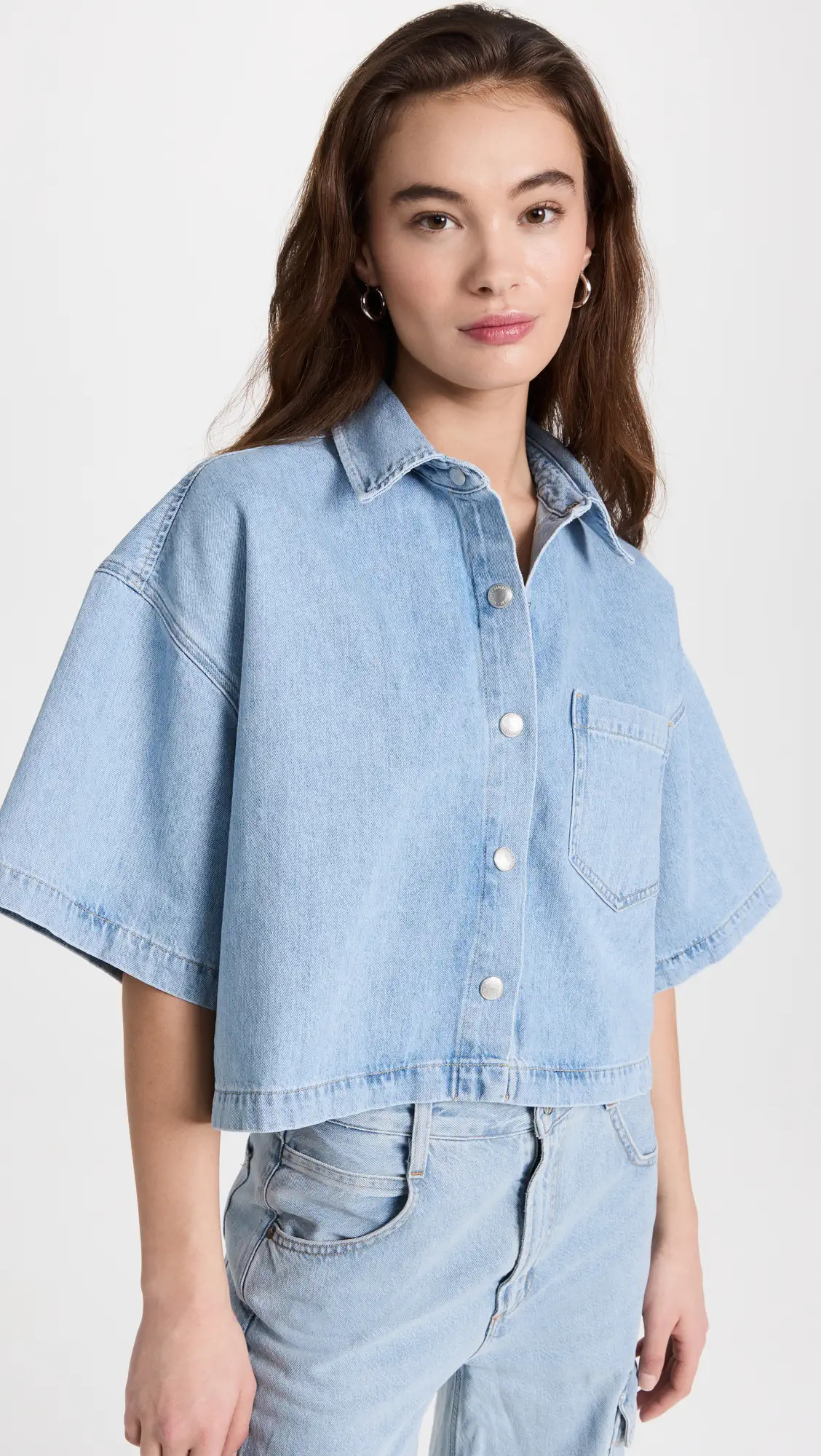 AGOLDE Rona Box Shirt: Box Shirt | Shopbop | Shopbop
