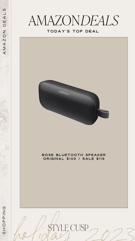 Amazon Deal! This Bose Bluetooth speaker has 4.8 stars out of over 25k reviews! 🙌🏼 

Christmas gift, speaker sale, Bluetooth speaker sale, Amazon sale, tech sale 

#LTKsalealert #LTKhome #LTKtravel