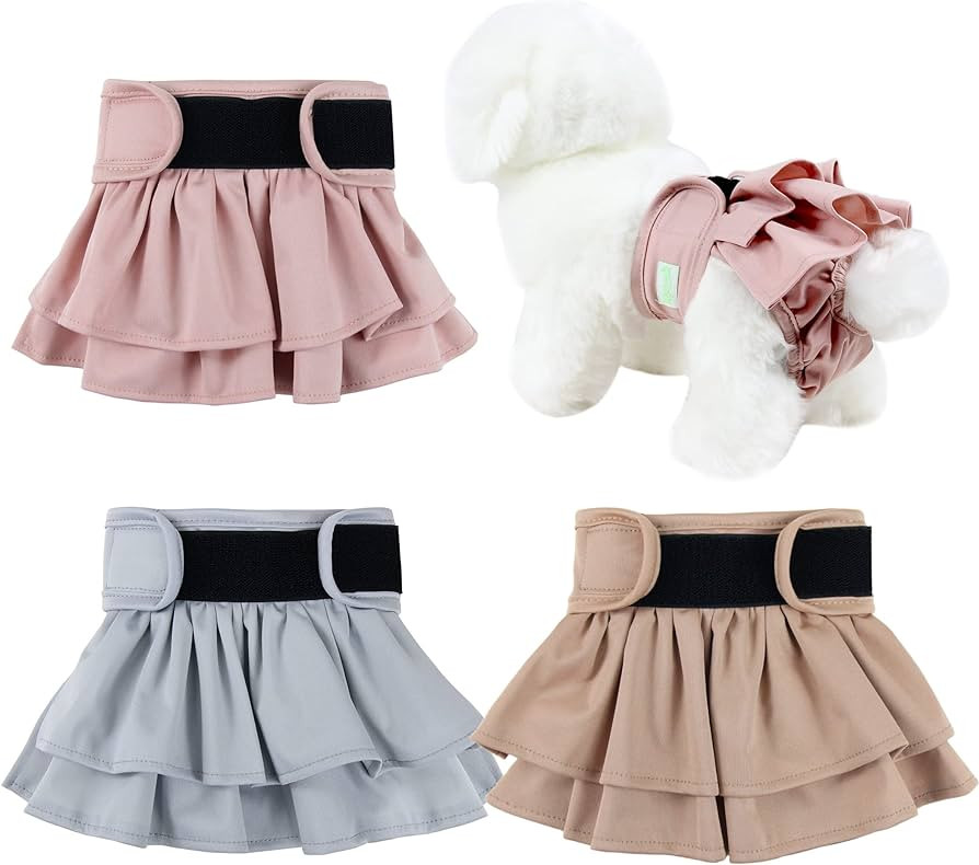 wegreeco Dog Diapers Female (3 Pack), Highly Absorbent Puppy Doggie Dog Diapers for Female Dogs P... | Amazon (US)