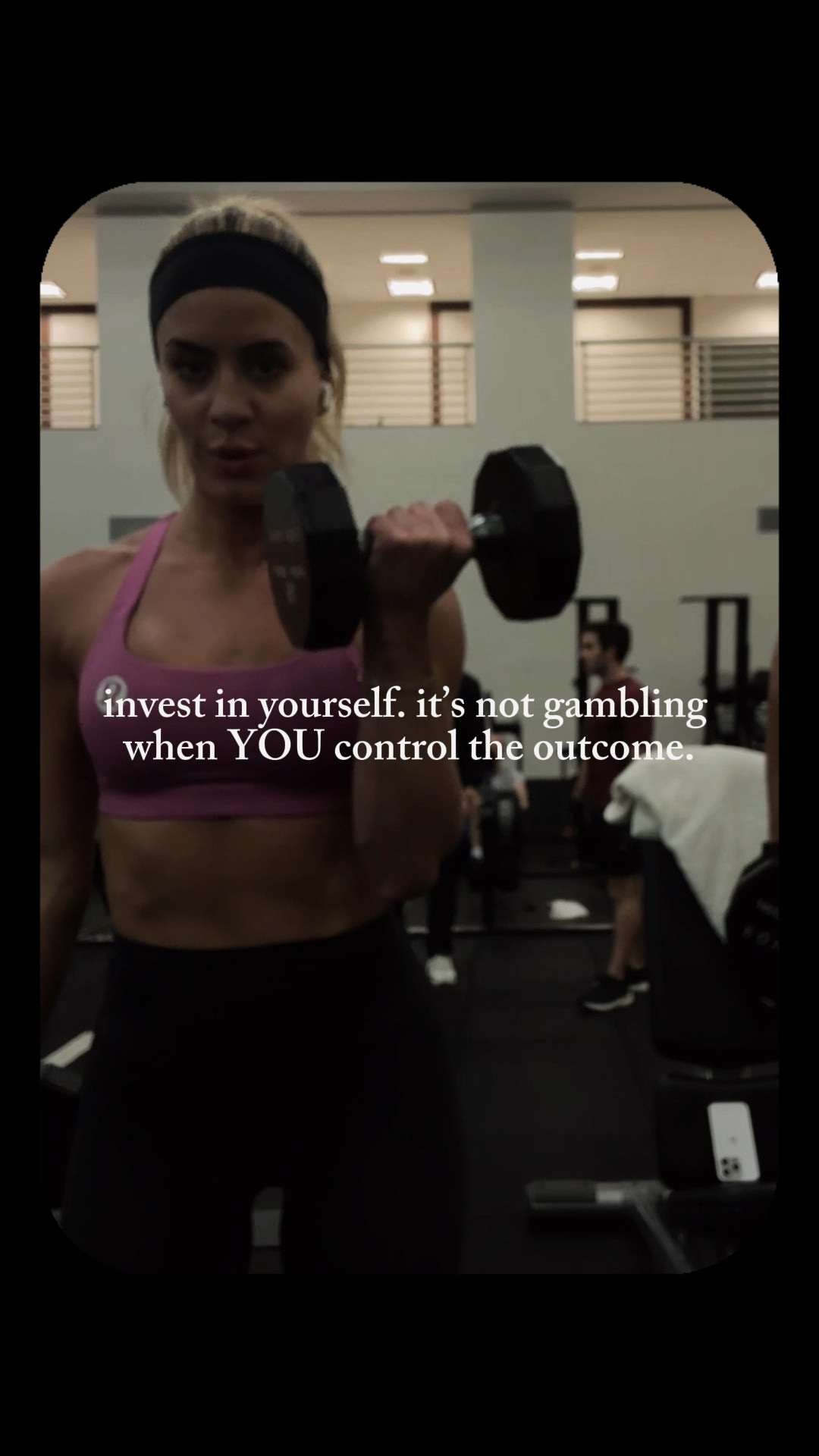 Invest in yourself, as it’s the only gamble where you control the outcome. 💪😤

#LTKCyberWeek #LTKActive #LTKGiftGuide