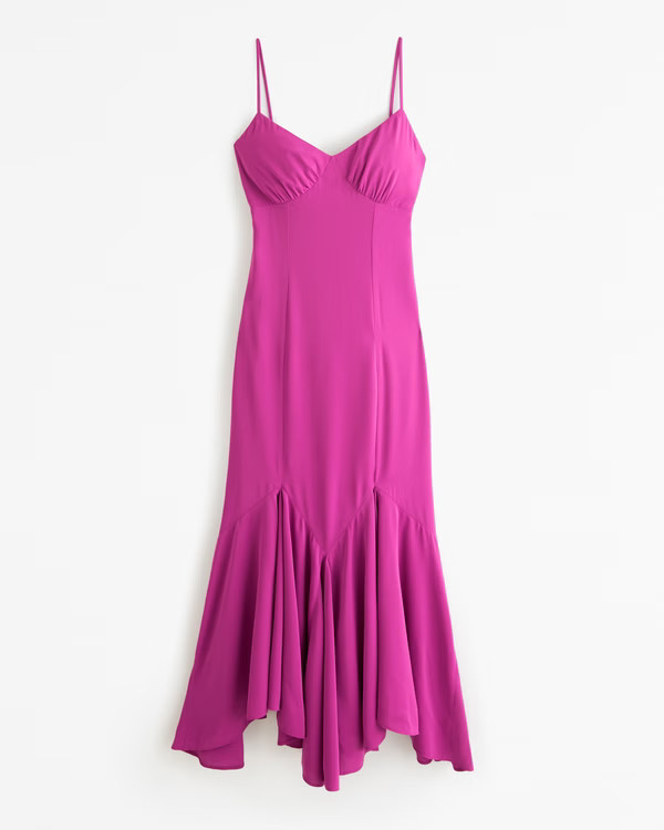 Women's Mermaid Slip Maxi Dress | Women's Clearance | Abercrombie.com | Abercrombie & Fitch (US)