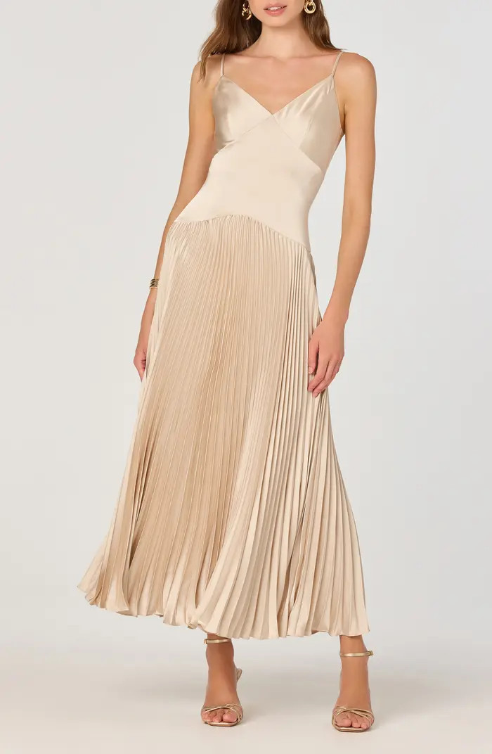 ASTR the Label Pleated Drop Waist Dress | Nordstrom | Nordstrom
