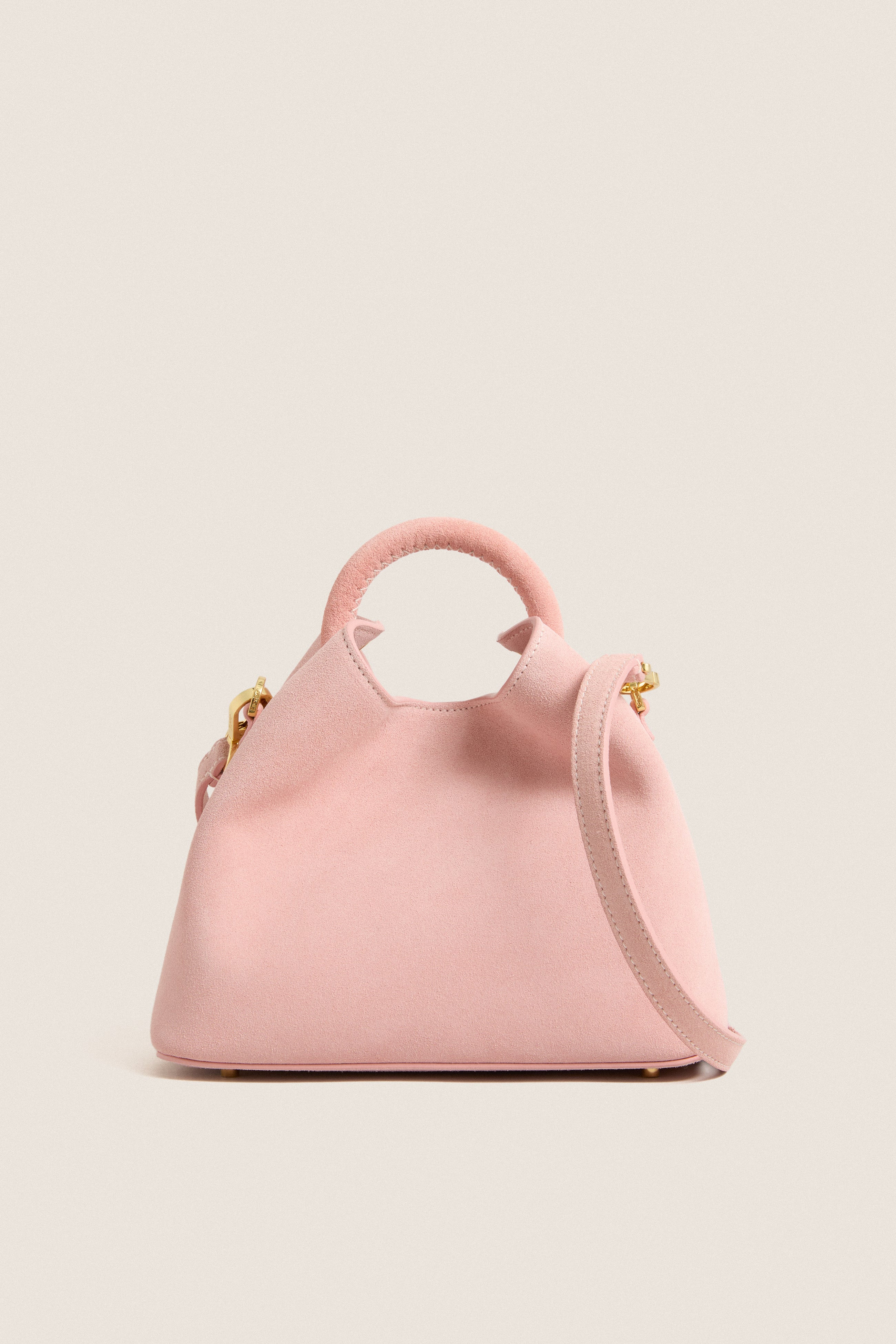Pink Suede Baozi Bag | Tuckernuck (US)