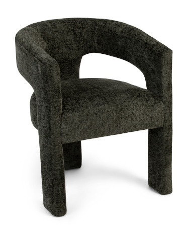 Modern Curved Back Upholstered Chair | TJ Maxx