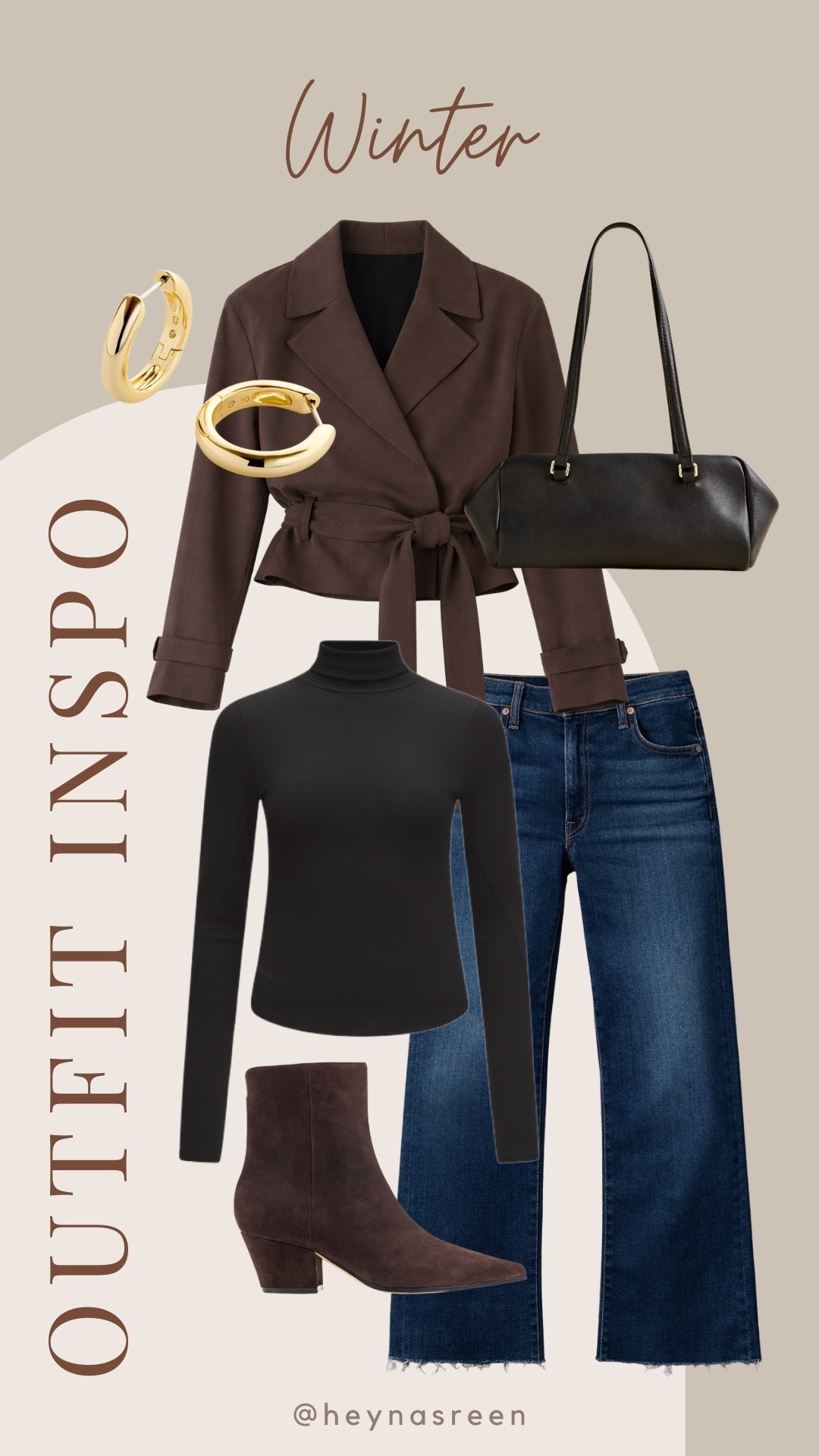 Winter Outfit Idea! How to style dark jeans for the season featuring my go-to ankle boots right now. 

 

#LTKootd #LTKFindsUnder100