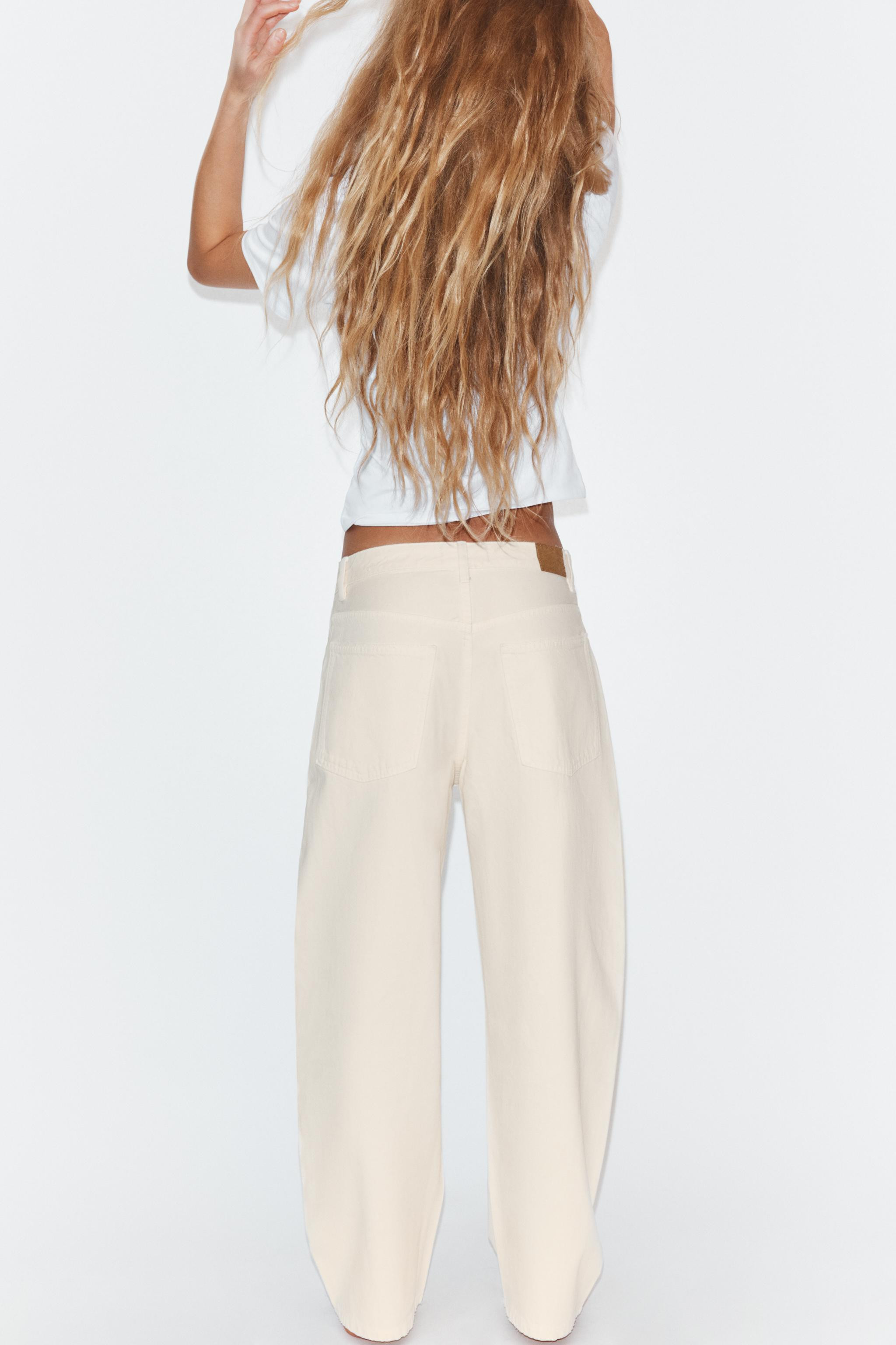 TRF MID-WAIST BAGGY BALLOON JEANS | Zara UK
