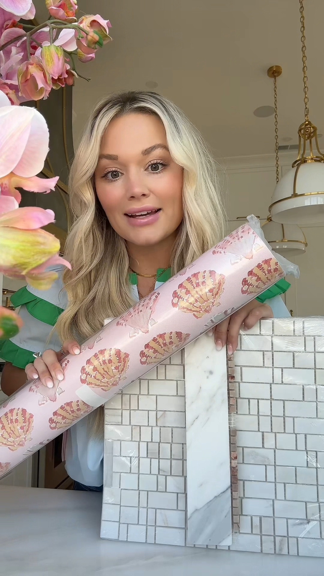 FL bathroom addition - Shell wallpaper 

#LTKTravel #LTKHome