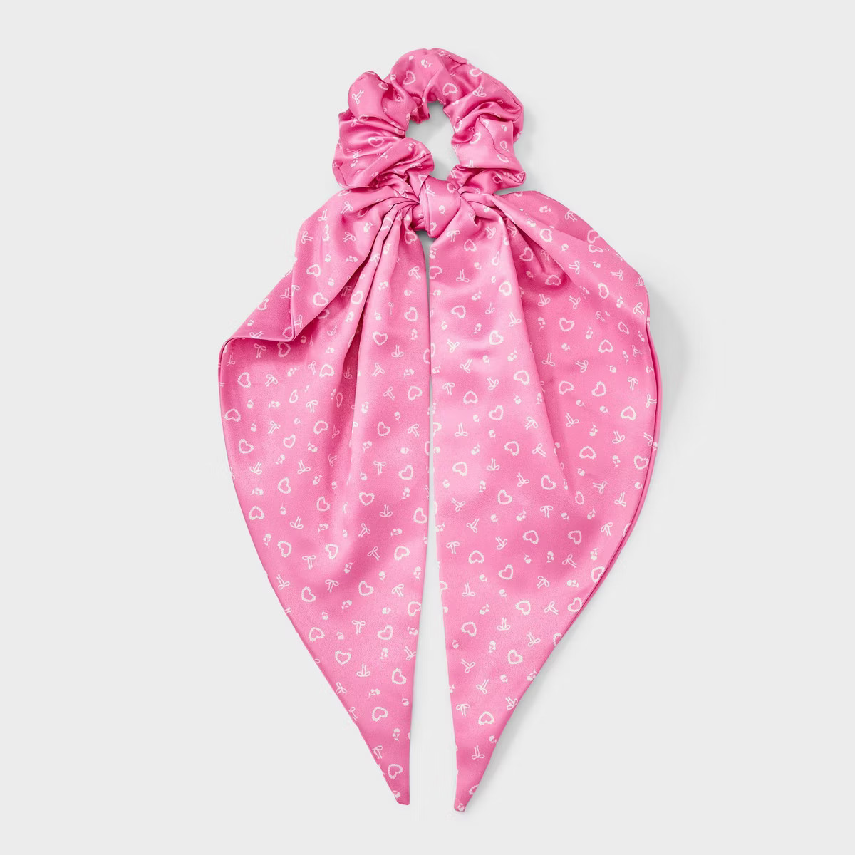 Valentines Rose Heart Bow Printed Twister with Tails - Pink | Target