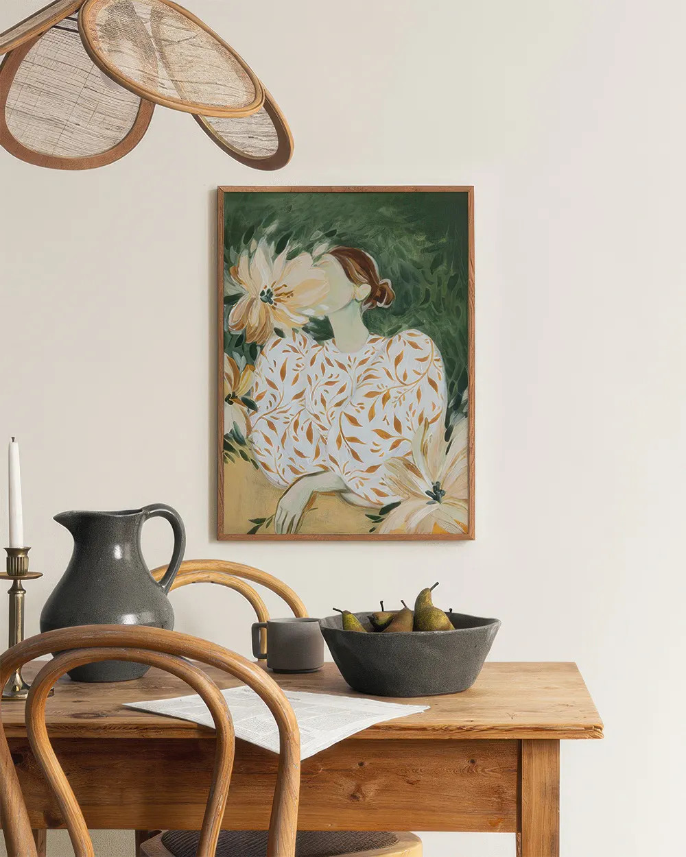 Rustic Garden Portrait Print | Desenio