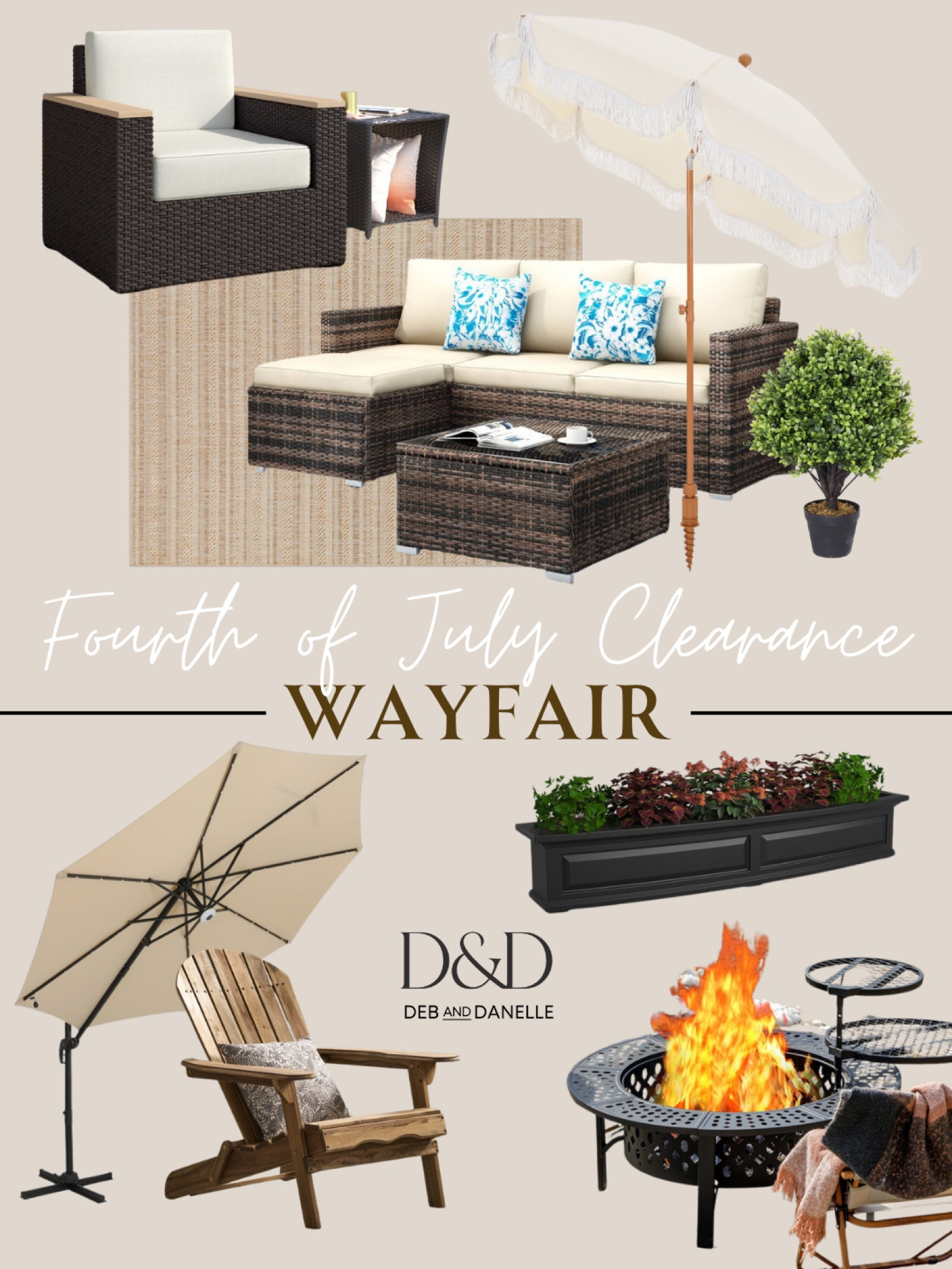 The Wayfair Fourth of July Clearance event is already underway! There are deals up to 70% off, and we found a lot of great outdoor home items to stock up on while they are on sale! 

#LTKHome #LTKSeasonal #LTKSummerSales