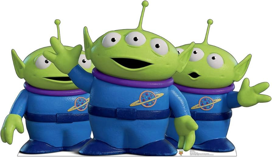Cardboard People Aliens Life Size Cardboard Cutout Standup - Disney Pixar Toy Story 4 (2019 Film) | Amazon (US)