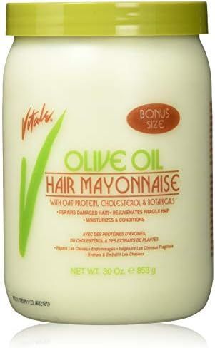 Vitale Olive Oil Hair Mayonnaise 30oz with Oat & Egg Protein and Vitamins - Good on Color & Thermal  | Amazon (US)