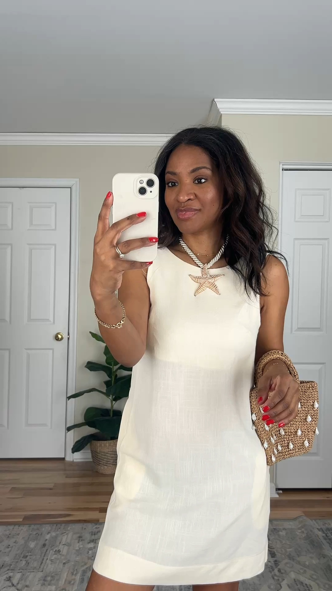 Wearing an XS in the dress. Size down as it runs big. It’s not really see-through. There are other colors available. ￼

#LTKgrwm #LTKOver40 #LTKootd