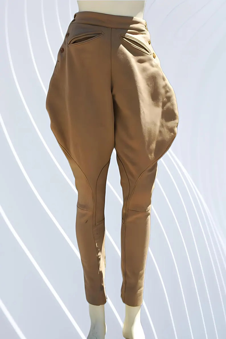 Khaki Jodhpur Hunting Breeches – Baggy Riding Pants Horse Riding, Polo & Equestrian Sports Gift... | Etsy (US)