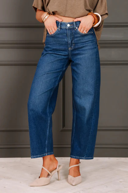 Spanx Percy Wash Barrel Jean | The Willow Tree