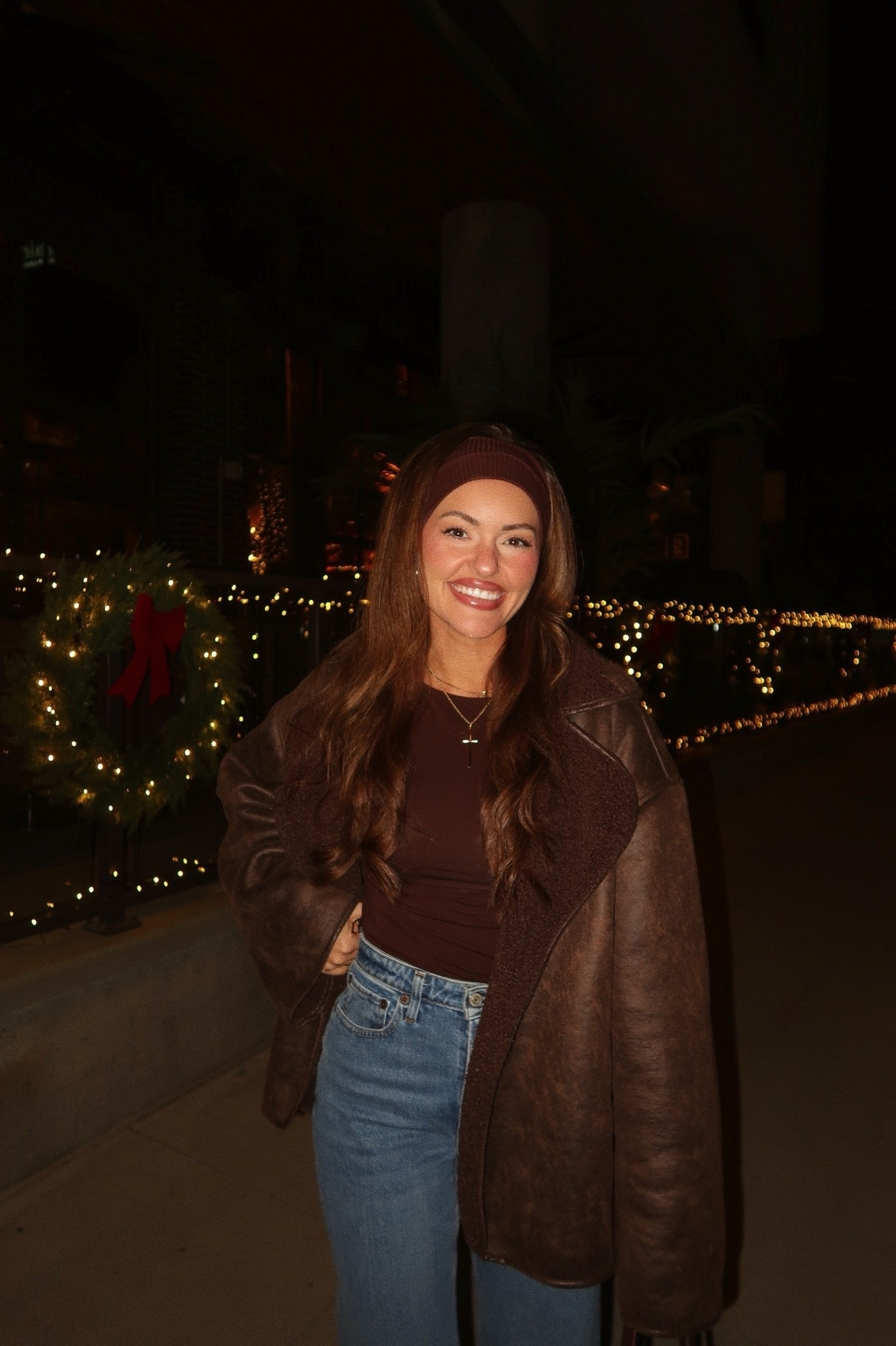 Winter outfit idea! Code MADDIE15 for a discount on the jewelry! 

#LTKHoliday #LTKSeasonal #LTKootd