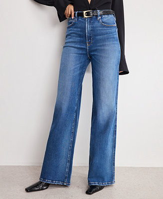 Good American Women's Soft Tech Good Skate Wide Leg Jeans, Regular & Plus Size - Macy's | Macy's