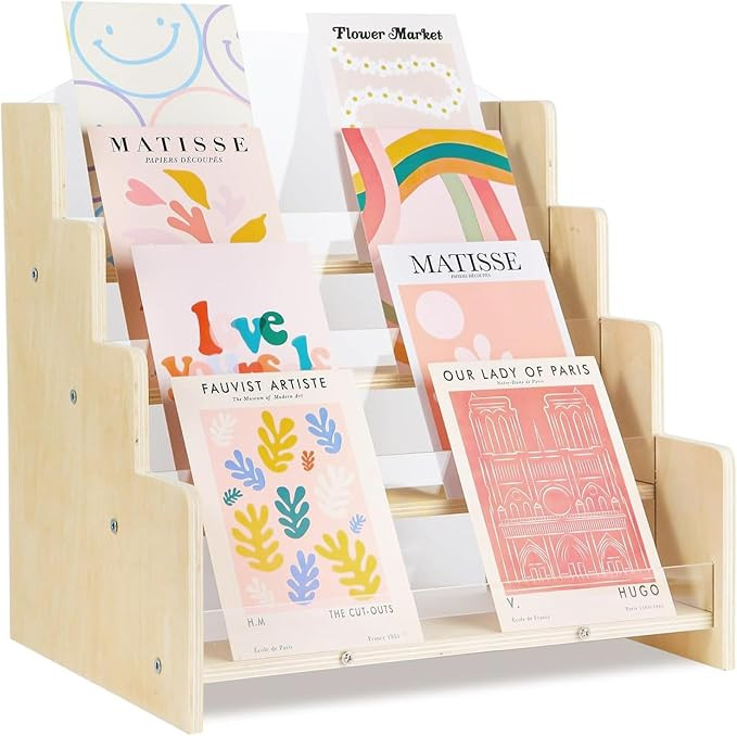 Greeting Card Display Stand , Acrylic Sticker Display Holder for Vendors, Counter Retail Display ... | Amazon (US)