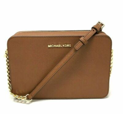 Michael Kors Jet Set Item Large East West Crossbody Chain Handbag Clutch Luggage | eBay US