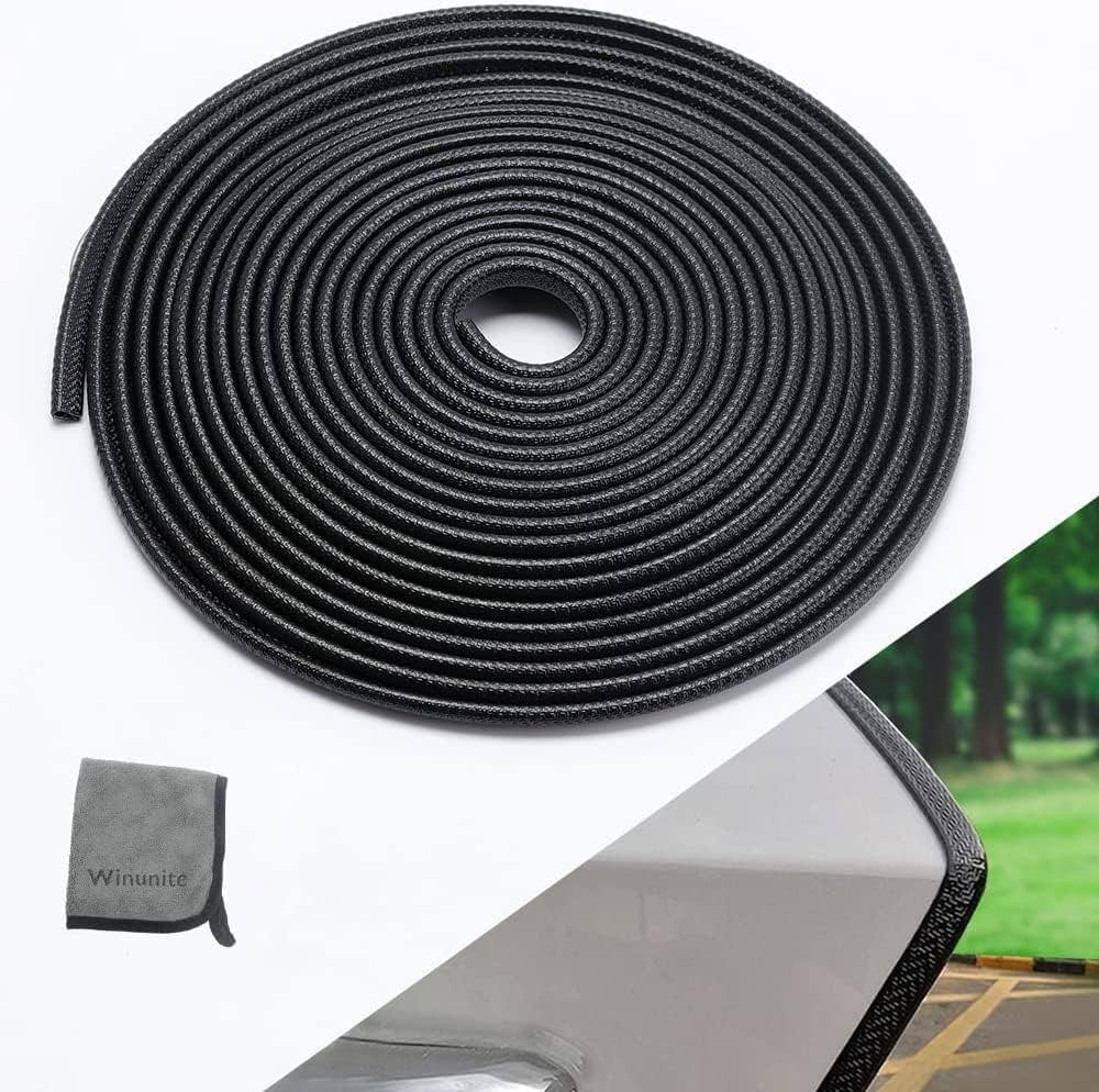 Car Door Edge Guards, 32.8Ft(10M) Winunite No Glue Universal Fit U Shape Rubber Edge Trim Car Doo... | Amazon (US)