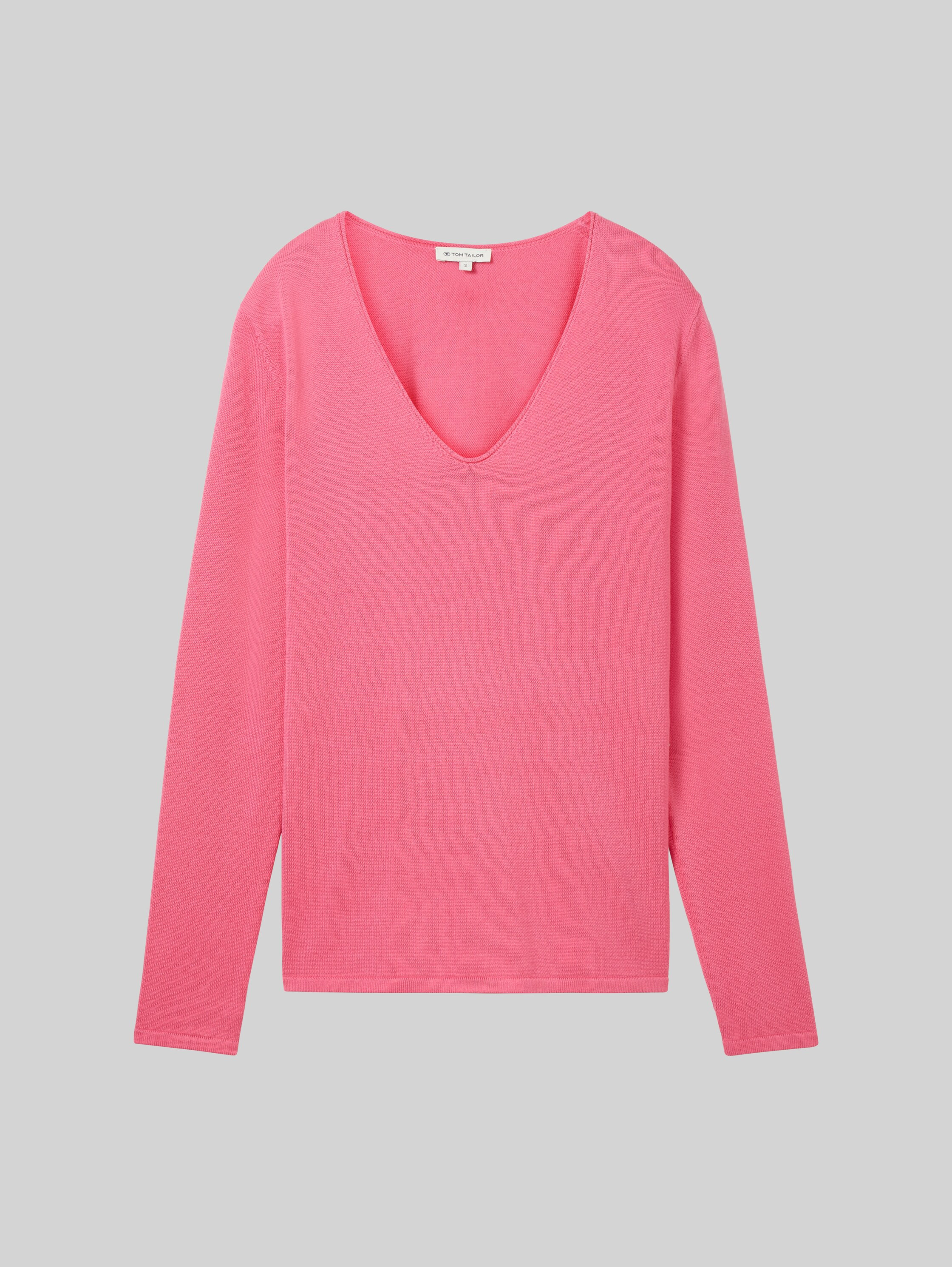 Pullover mit V-Ausschnitt | Tom Tailor DE