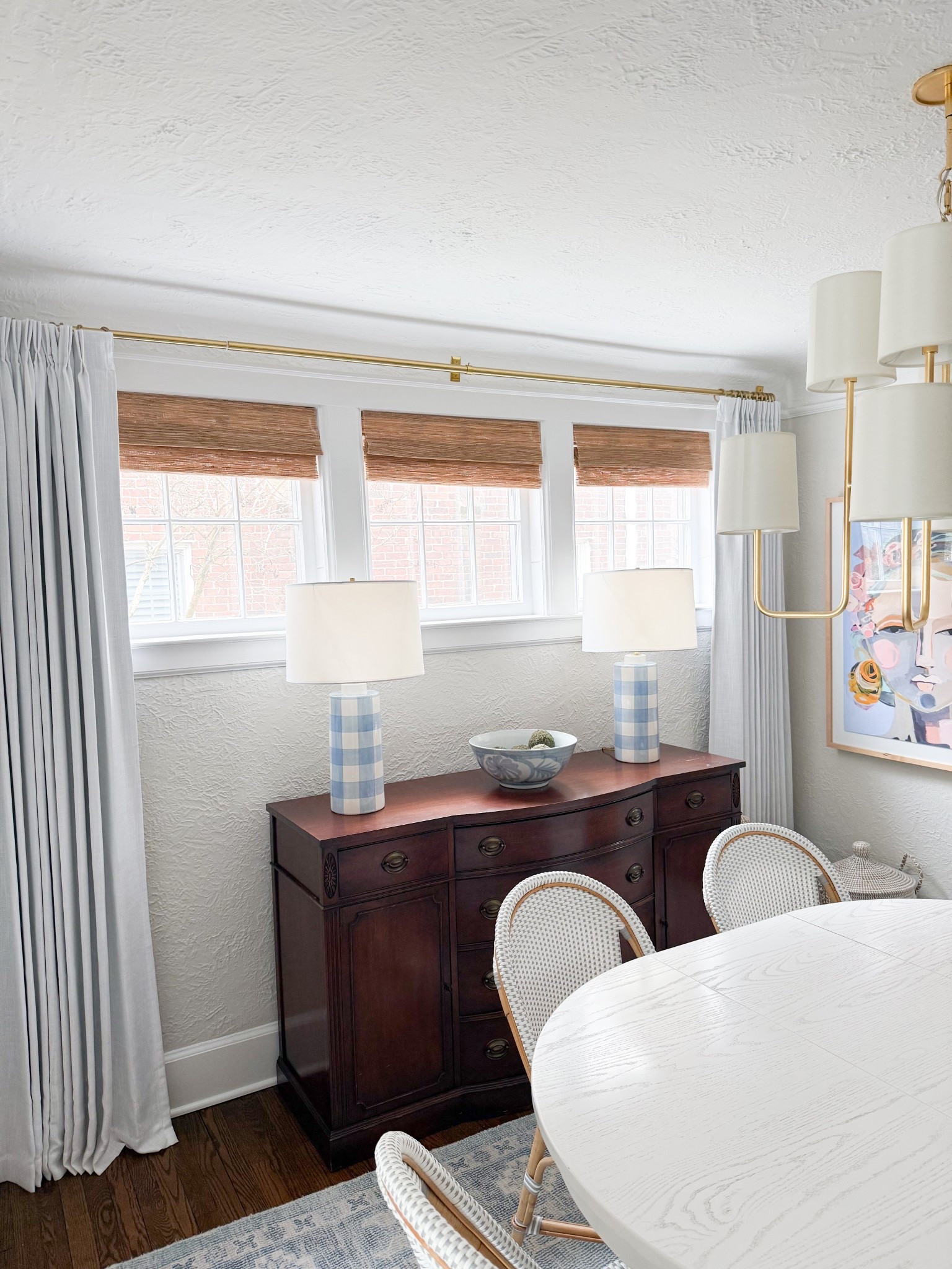 New custom bamboo shades!  I have the color coffee with no liner 

#LTKHome