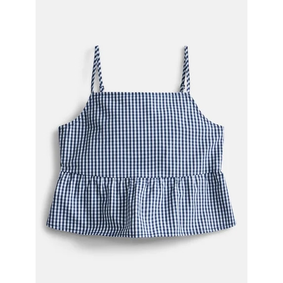 Weekend Academy Girls Cotton Babydoll Tank Top, Sizes 4-18 | Walmart (US)