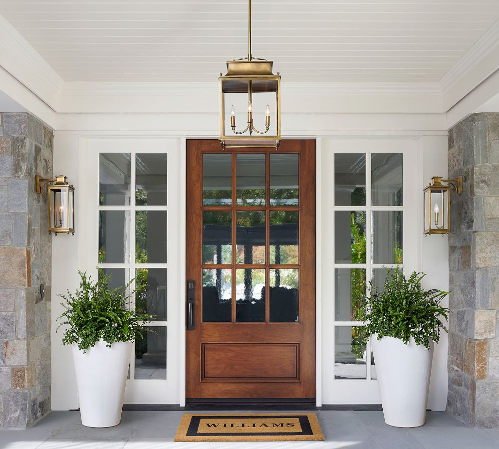 Belvedere Metal Indoor/Outdoor Lantern Pendant (23") | Pottery Barn (US)