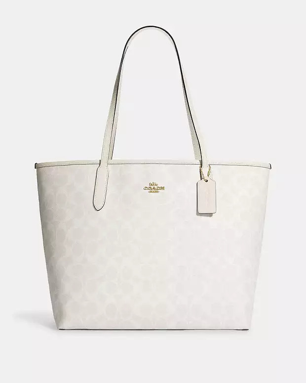 City Tote In Signature Canvas | Coach Outlet US